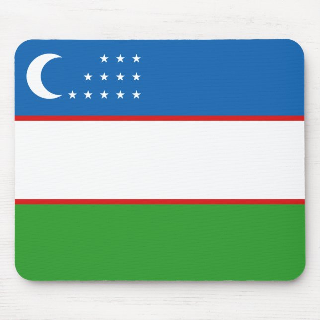 Usbequistão Flag Mousepad (Frente)