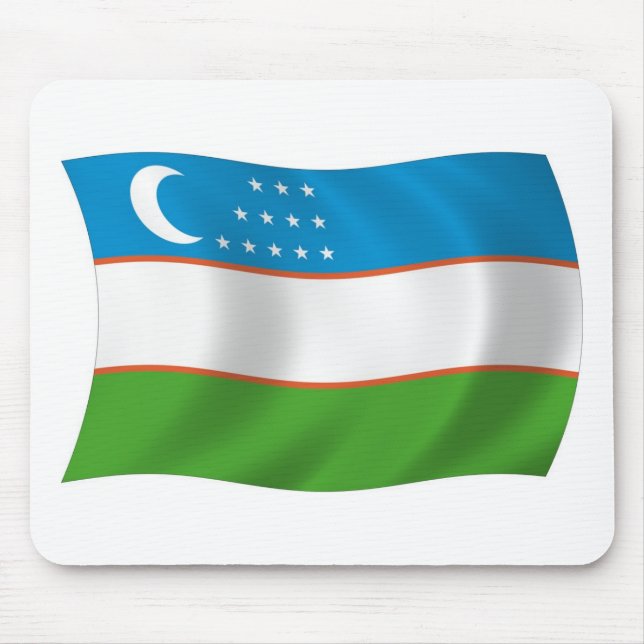 Usbequistão Flag Mousepad (Frente)