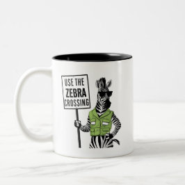 Use A Caneca De Cruzamento De Zebra