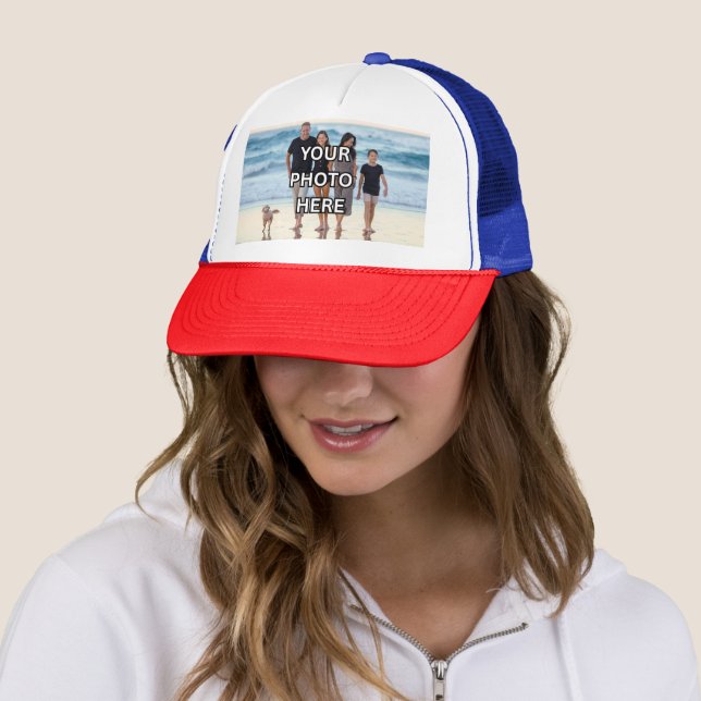 🎆USE! Boné Personalizado de Caminhoneiro com Foto (In Situ)