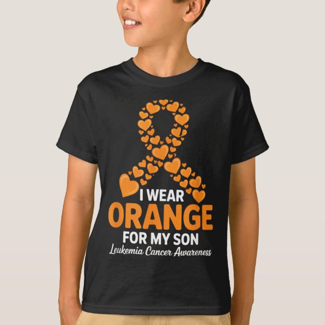 Use laranja para camisas de conscientização da leu (Frente)