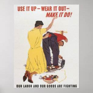 Use-o acima do impressão de WWII