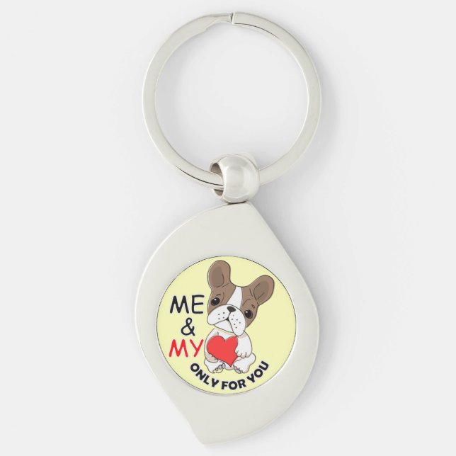 USE SUA TECLA HEART_Metal Chaveiro Yellow (Frente)