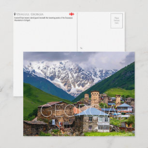 Ushguli, cartão postal de viagem da Geórgia