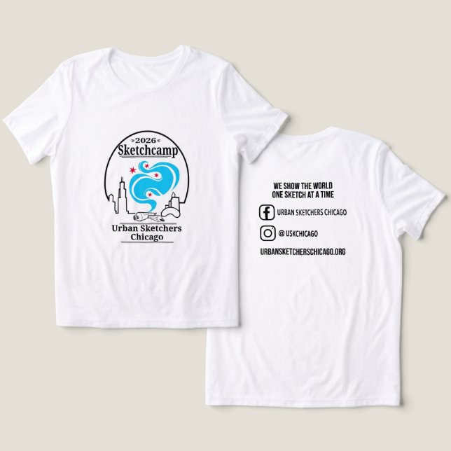 Usk Chicago SketchCamp 2026 (Design Frente e Verso)