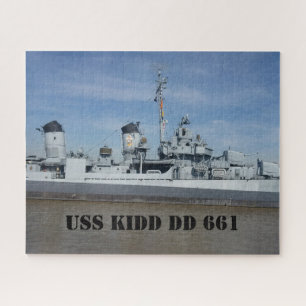 USS KIDD D 661 Quebra-cabeça de serra
