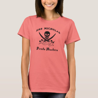 USS Nicholas Pirate Hunters Camisa feminina