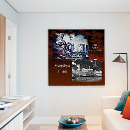 USS West Virgina, Pearl Harbor Poster de 1941