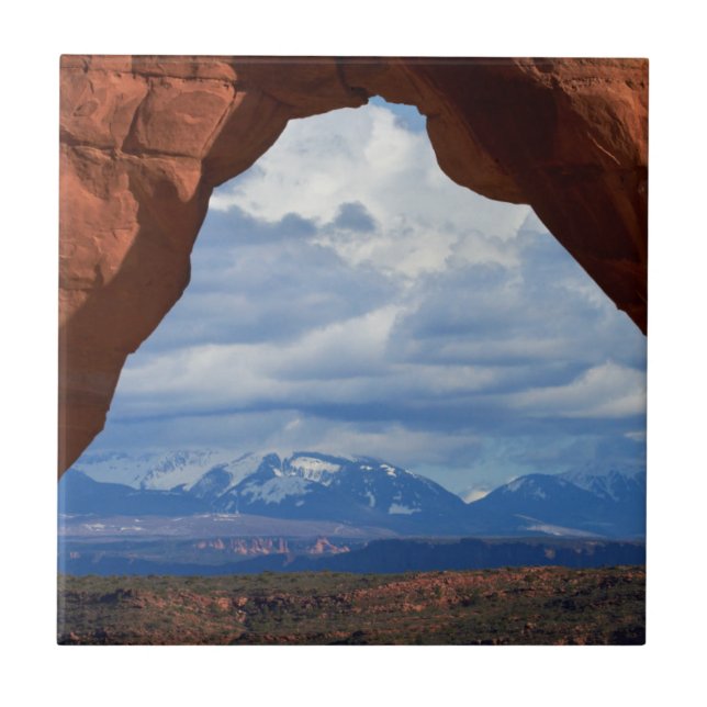 Utah, Parque Nacional Arches, Arco Delicado (Frente)