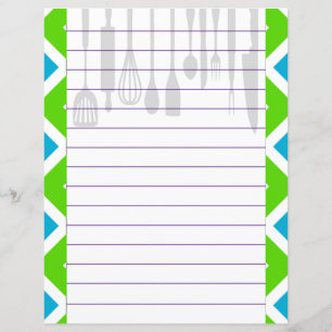 Utensílios de Cozinha Retro Zigzag Chevron
