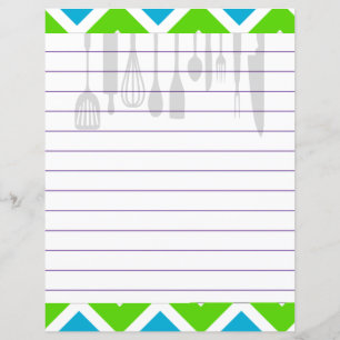 Utensílios de Cozinha Retrô Zigzag Chevron