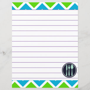 Utensílios de Cozinha Retro Zigzag Chevron