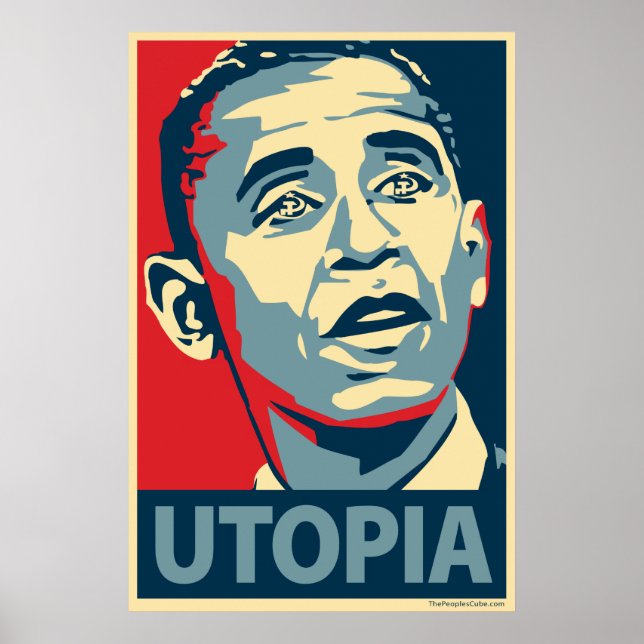 Utopia - Obama parody poster (Frente)