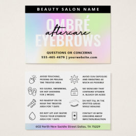 UV Gloss Rainbow Ombre Pó Brocas Após Cuidados