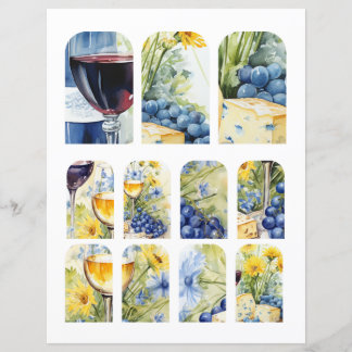 Uvas azuis de queijo de vinho 1: 1 de 4