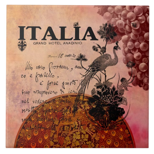 Uvas cor-de-rosa Italia (Frente)