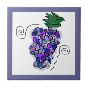 Uvas Desenhadas À Mão Do Computador