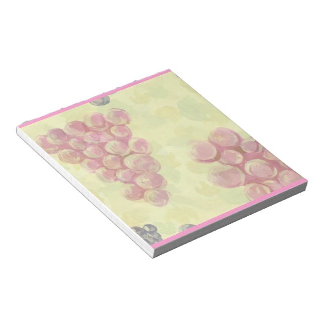 Uvas No Bloco De Notas (Inclinado)