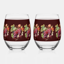 Uvas Vermelhas Roxas Vinhas Borgonha Fundo