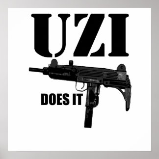 UZI faz Poster