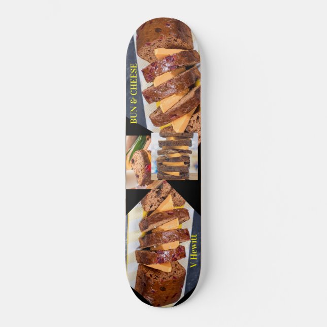 V HEWITT BUN & CHEESE Skateboard (Frente)