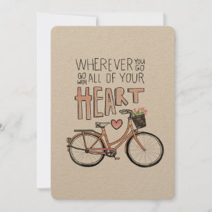 Vá Com Todo O Seu Coração - Bicicleta Vintage