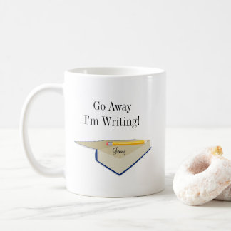 Vá embora Estou Escrevendo Caneca de Café