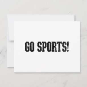 Vá Esportes! Divertido Esportes Vintage Fã de Espo
