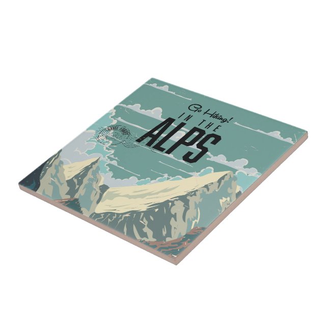 Vá fazer trilhas nos Alpes (Lateral)