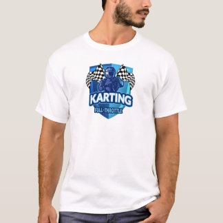 Vá Karting Shirt. Chá De Corrida, Camisa De Bandei