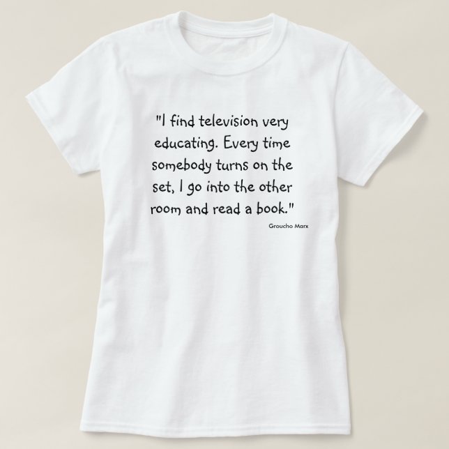 Vá lêem uma camisa do livro (Frente do Design)