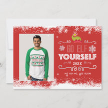 Vá para o seu próprio Cartões de foto de Natal