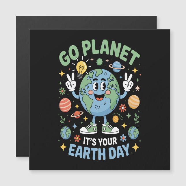 Vá Planeta É Seu Dia da Terra (Frente/Verso)