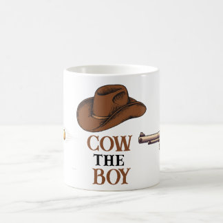 Vaca a caneca do menino