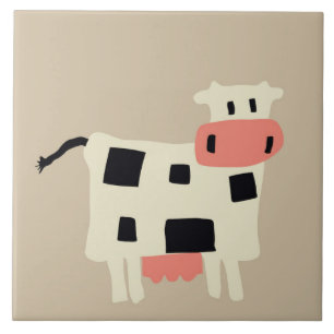 Vaca bonito dos desenhos animados