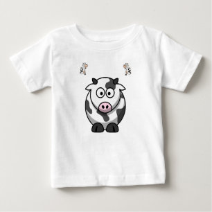 Vaca de Camiseta Bebê