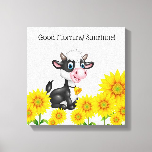 Vaca de canvas Wall Art Country (Frente)