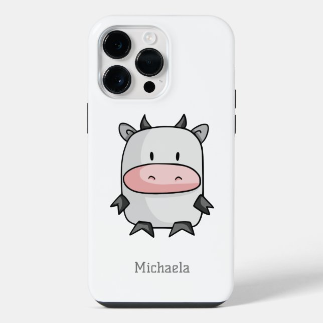 Vaca de desenho animado fofa (Verso)