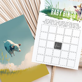 Vaca de Festa de Bebê do Jogo do chá de fraldas