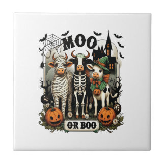 Vaca de Halloween Moo ou Boo