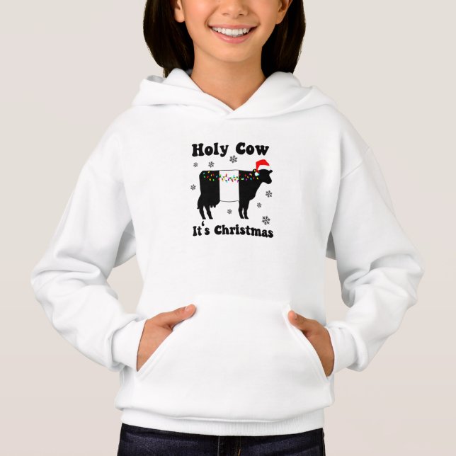Vaca de Natal Engraçada Beltie Belloway Gift T- (Frente)