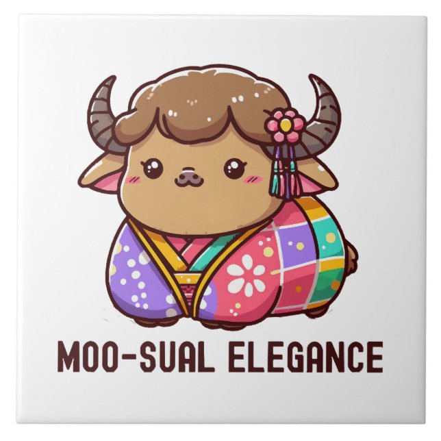 Vaca em Elegância nas Terras Altas (Frente)
