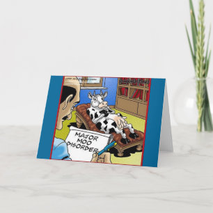 Vaca em Terapia 4 Presentes de Camisetas Cartões d
