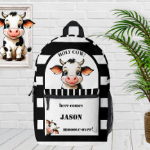 Vaca Engraçada De Volta À Escola