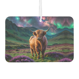 Vaca Highland Sob As Estrelas