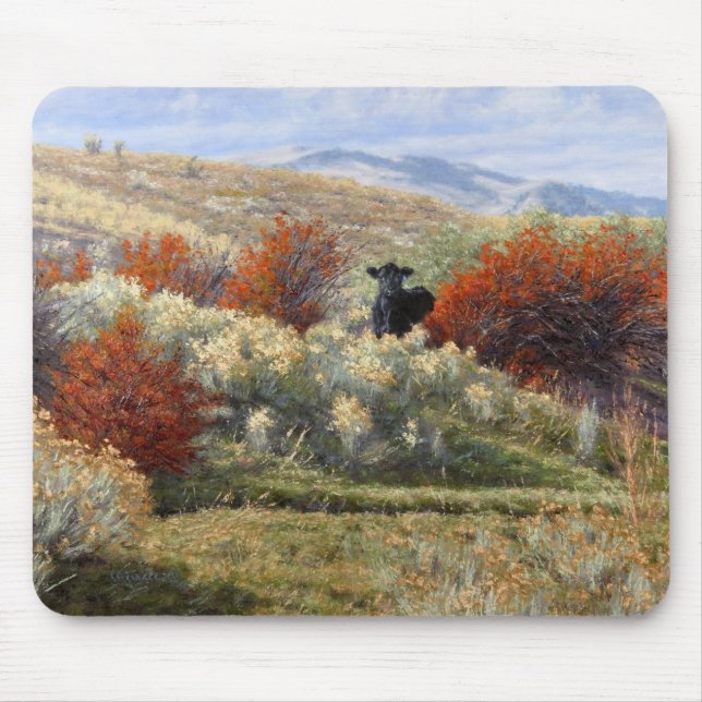 Vaca na queda que ajusta Mousepad (Frente)