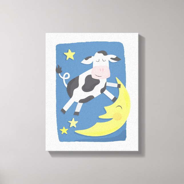 Vaca pulada sobre a Canvas da Lua (Frente)