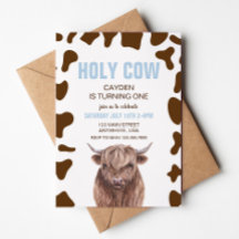 Vaca Sagrada Estou Um convite de aniversário de xa