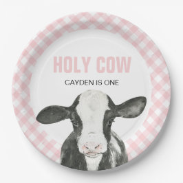 Vaca Sagrada Estou Um Pratos de Aniversário de Xad