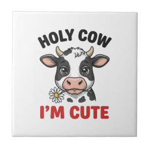 Vaca Sagrada Eu Sou Fofa Vaca Engraçada Desenho Vi